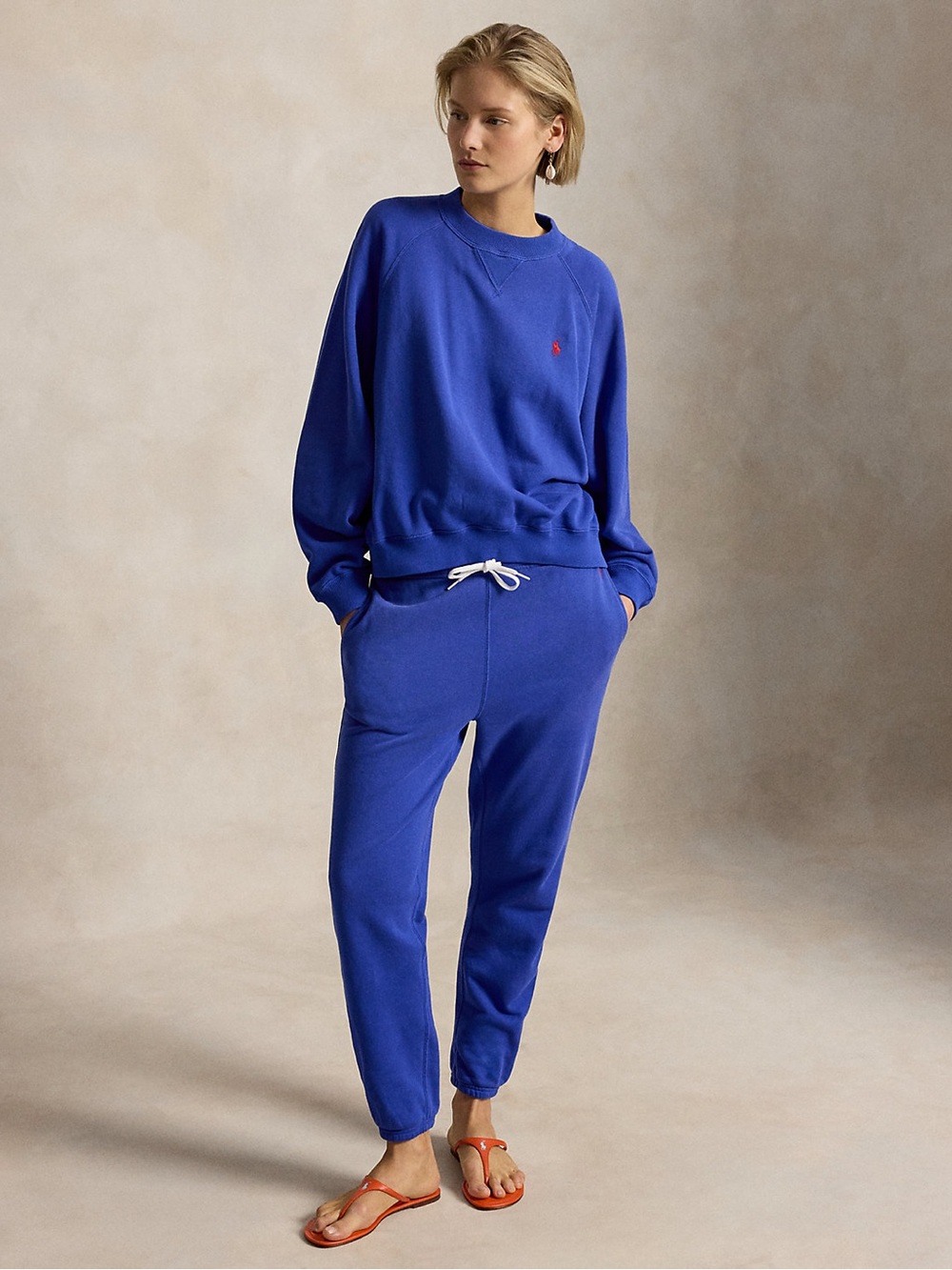 Polo Ralph Lauren Lightweight Drawstring Tracksuit Bottom Gala Blue Size M